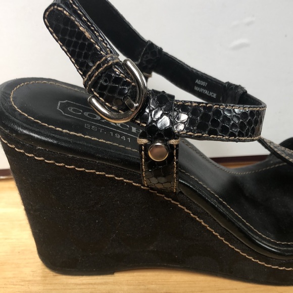 Coach MaryAlice Print Python Sandals -See pix - Picture 5 of 9